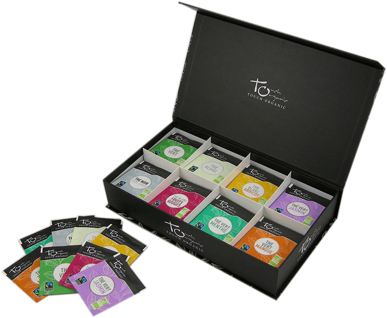 Coffret assortiment 6 thés Touch Organic - Achat Touch organic