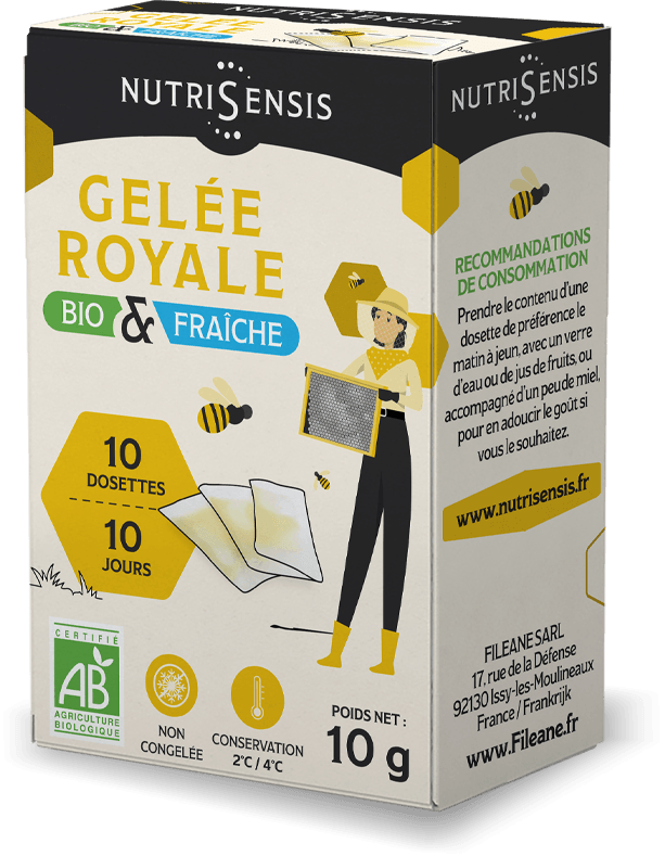 Gelée-royale-10 g dosettes Nutrisensis