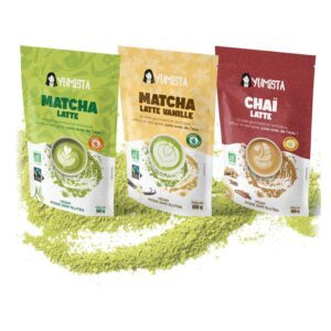 Assortiment 2 <span>  1 Matcha Latte Nature + 1 Matcha Latte Vanille + 1 Chai Latte