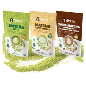 Assortiment 1 <span>  1 Matcha Latte Nature + 1 Matcha Latte Vanille + 1 Super Matcha Latte Cacao